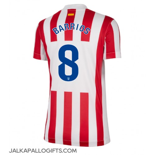 Atletico Madrid Pablo Barrios #8 Kotipaita Naiset 2025-26 Lyhythihainen